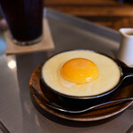 egg baby cafe - 目玉焼きレアチーズケーキ@税込550円：初期状態