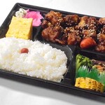 Ichinomiyameibutsu Bentou Wataben - メガ味噌唐揚げ弁当（税込843）