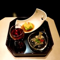 蒼樹庵 - 座付（果実酢）　と　先付け