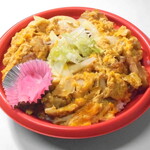 大量雞蛋的亲子丼