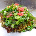 かどやお好み焼 - 「お好み焼　そば入り」（650円）