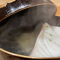 御料理 まつ山 - 椀物、クエ冬瓜