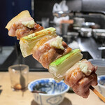 焼き鳥 とりら - 豚バラもどき　笑笑