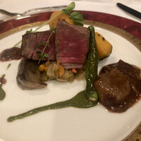 中禅寺金谷ホテル - ディナー　牛フィレ肉