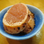 日本橋橘町　都寿司 - 焼き鱈子の山葵漬け