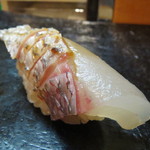 日本橋橘町　都寿司 - 真鯛握り