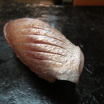 日本橋橘町　都寿司 - かすご握り  昆布〆で