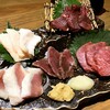 Babano Biwashoku Sashiuma - 馬刺し・食べ比べ