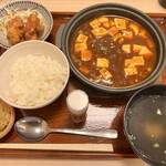 やよい軒 - 四川麻婆豆腐定食