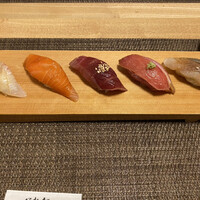 伊勢鮨 - 最初の5貫