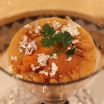 トゥ・ラ・ジョア - 新玉葱と生ウニのカクテル　(2013/04)