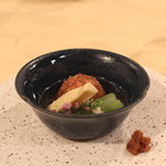 トゥ・ラ・ジョア - 筍と桜海老の葛寄せ揚げ　(2013/04)