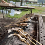 うぐいす茶屋 - 焼くのに1時間以上かかりました。