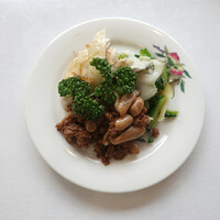 香港園 - 三拌盆（左下に湯葉〜♬）