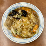 Chinrai - 半みそらーめん＋中華丼 ¥1,050 の中華丼