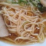 稲庭中華そば - 乾麺の麺。とても美味しい。