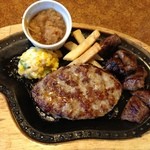 びっくりドンキー - ハンバーグ＆コロコロステーキ 150g