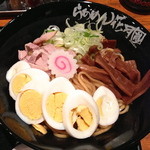 らあめん花月　嵐 - もんじゃそば（￥660）4/10/2013