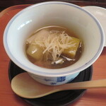 比良山荘 - 琵琶湖の天然スッポン蒸しスープ