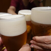 柳家錦 - 生ビールでかんぱ～い♪