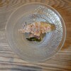 川畑 - 料理写真:向付  海老煎餅 鴨 伏見唐辛子 夏野菜白和え