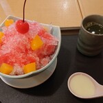 Shokujidokoro Yumomian - かき氷 いちご  440円