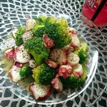 Marinated Hokkai octopus and broccoli