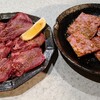 炭火焼肉ひび屋 - タン塩 & 上カルビ