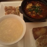 天厨菜館 - ほうれん草チャーハンランチ