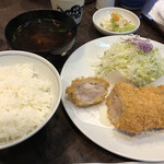 丸五 - 若鶏かつ定食　1550円