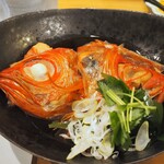 梅田お初天神 鮨処 辰 - 金目鯛かぶと煮