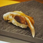 梅田お初天神 鮨処 辰 - とり貝