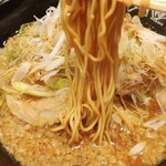 Raamenkagetsuarashi - 麺の感じ