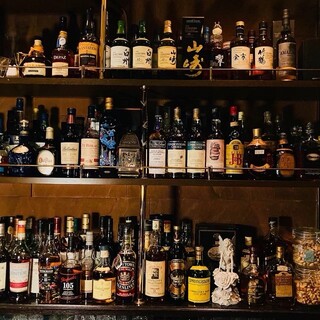 We have Western liquors from all over the world.