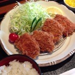 とん久 - 一口かつ定食