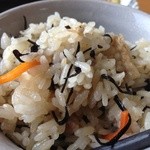 結々亭 - 本日の炊き込みごはん