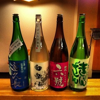 Pair delicious sake from all over the country with seasonal dishes♪