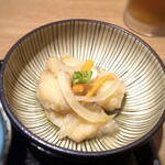 海山邸 肉割烹 燎 - ◆白身魚の南蛮漬け・・酢が強くなく、お味付けも好み。