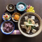 琉球料理 ぬちがふぅ - 沖縄のもずくと島豆腐と麩のすばセット