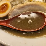麺屋 音 - 濃厚煮干しのスープ