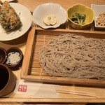 和食・酒 えん - せいろ蕎麦と海藻と海老のかき揚げ御膳