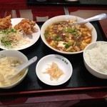 豊澤園 - 麻婆豆腐定食（５８０円）