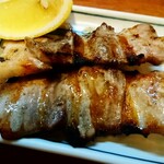 菊乃家本店 - カルビ(塩) 接写