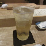 弥さしさ 大島 - ドリンク写真:梅のジュース、ソーダ割り