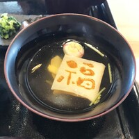 うなぎ家 しば福や - お吸い物に「福」
