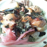 吾妻家 - 自宅焼き鳥丼アップ