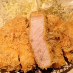 とんかつ わか葉 - 上ロースカツ定食/鹿児島県産ゆず豚