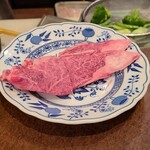 平 - ハッシュドビーフに入れた鹿児島牛のヒレ肉。