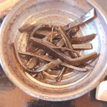 手打ちそば 草戸庵 - 昆布の佃煮