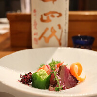 シーズン - お造り メイチダイ･カンパチ･やいと鰹･車海老